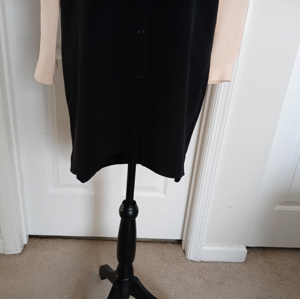 Jenni Kayne Button Up Color Block Shirt Dress - Picture 6 of 11
